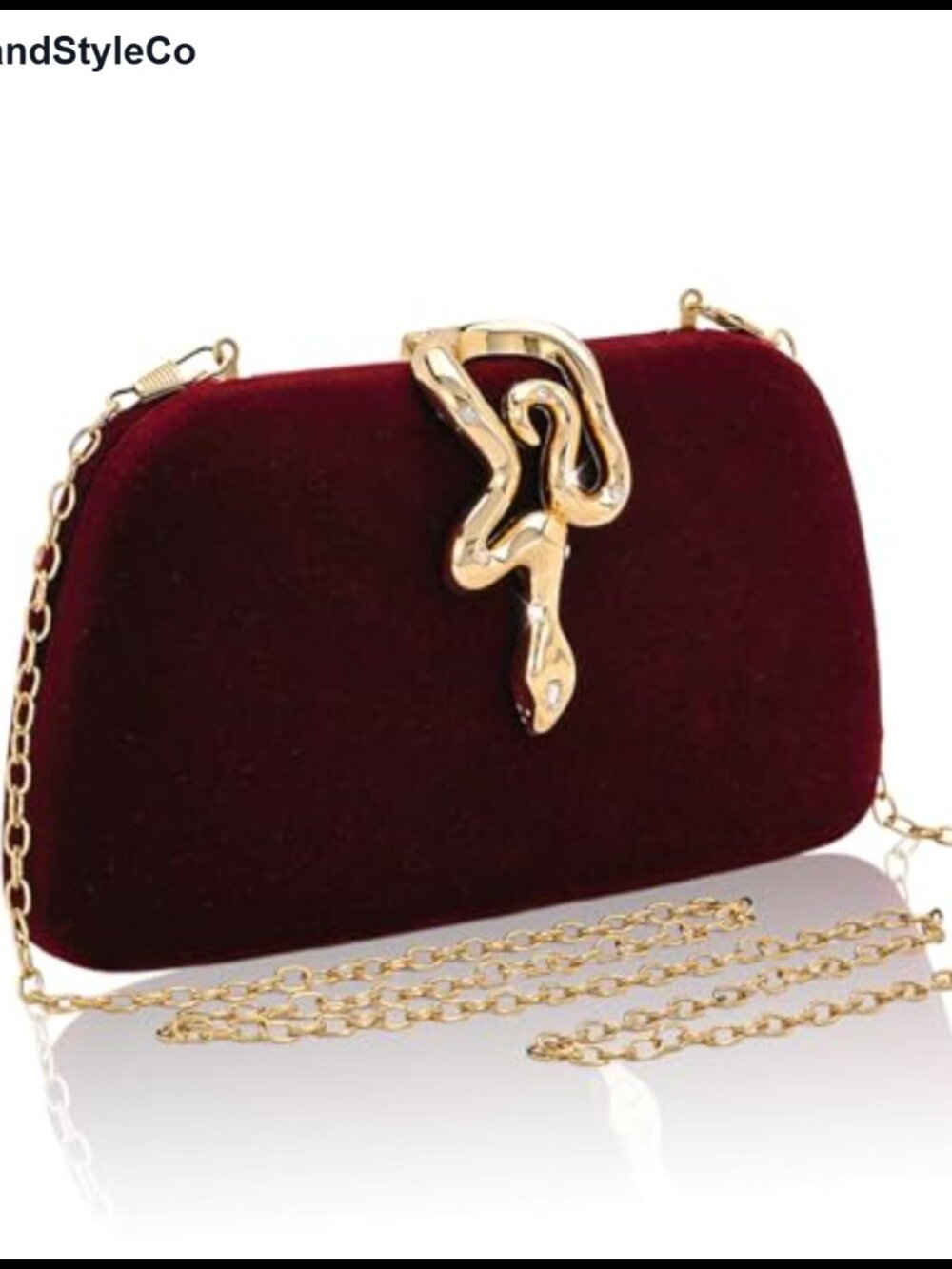 Elegant Velvet Clutch Purse for Women Formal Evening Bag Detachable Chain